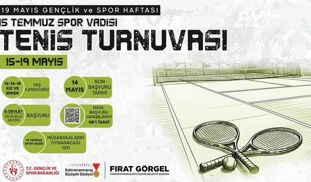 Minik Raketler 19 Mayıs coşkusunu kortta yaşayacak