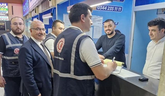 Kahramanmaraş’ta bayram öncesi terminalde sıkı denetim