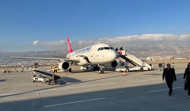Kahramanmaraş Havalimanı'nda yolcu trafiği 30 bini aştı