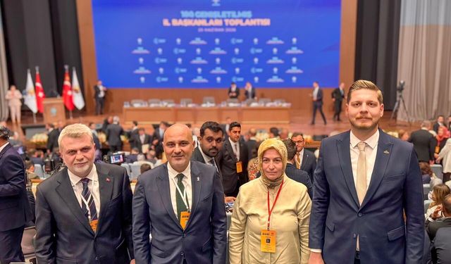 Başkan Fırat Görgel AK Parti'nin 180. İl Başkanları Toplantısı'na katıldı