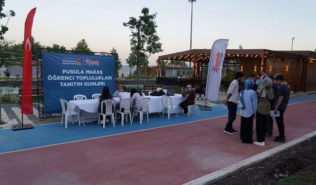 Pusula Maraş, "Öğrenci Toplulukları Tanıtım Günleri" ile gençlerin ilgisini çekti