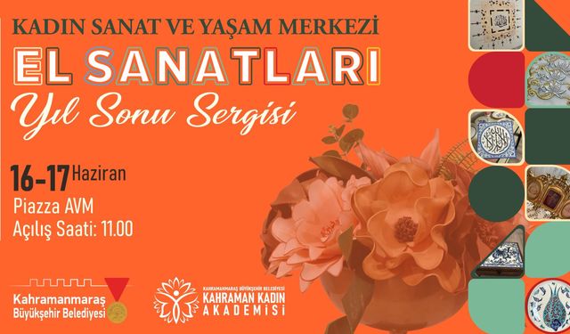 Kahramanmaraş'ta kadın atölyelerinin el emeği eserleri görücüye çıkıyor