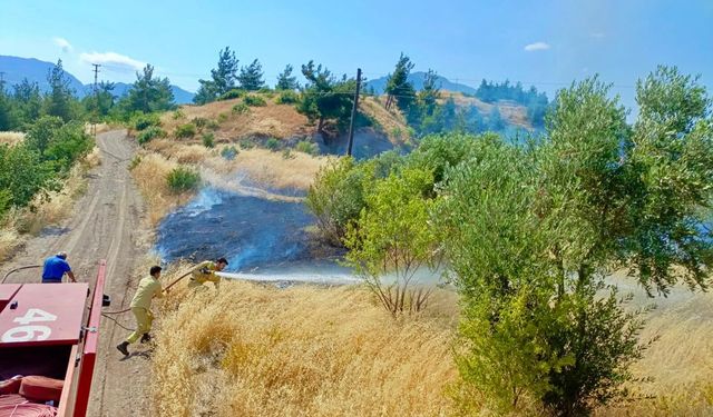 Kahramanmaraş'ta alevlere karşı 10 dakikalık müdahale