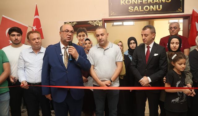 Kahramanmaraş'ta Şehit Kerem Erdem Güngör'ün adını taşıyan konferans salonu açıldı