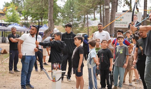 Kahramanmaraş Andırın'da baba-oğul kampı