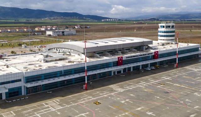 Kahramanmaraş Havalimanı’nda 6 aylık yolcu trafiği 157 bini aştı