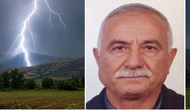 Kahramanmaraş’ta tarlada yıldırım isabet eden Ali Beyazıt hayatını kaybetti