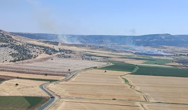 Kahramanmaraş Pazarcık’ta çıkan orman yangını ekiplerin müdahalesiyle söndürüldü