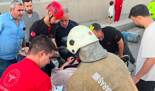 Kahramanmaraş Dulkadiroğlu'nda zincirleme trafik kazası: 4 kişi yaralandı
