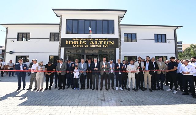 Elbistan'da İdris Altun Taziye ve Kültür Evi'nin açılışı yapıldı!