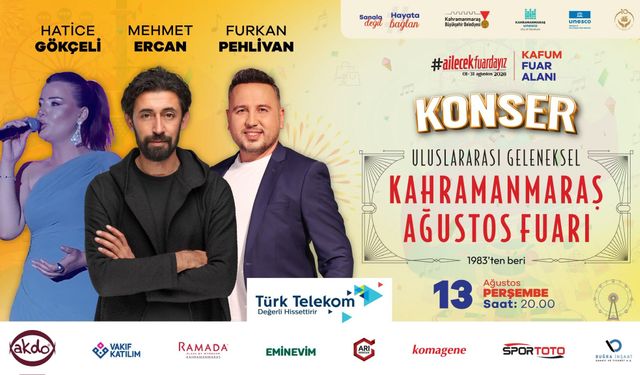 Kahramanmaraş'ta Ağustos Fuarı’nda Türk Halk Müziği Rüzgarı Esecek