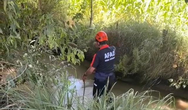 Elbistan'da 2 yaşındaki çocuk sulama kanalında bulundu!
