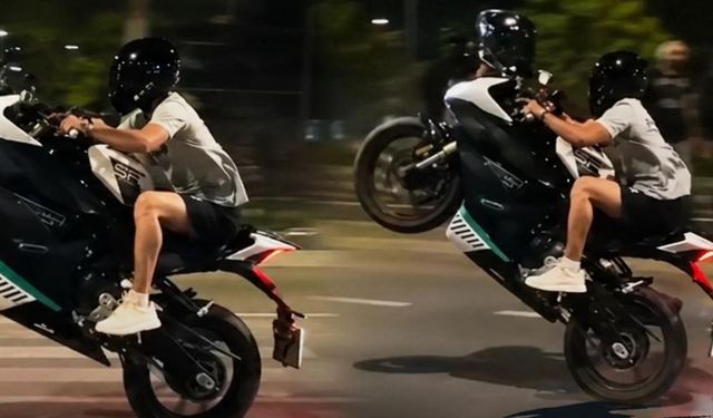 Kahramanmaraş’ta motosiklet sürücüsüne 16 bin lira ceza
