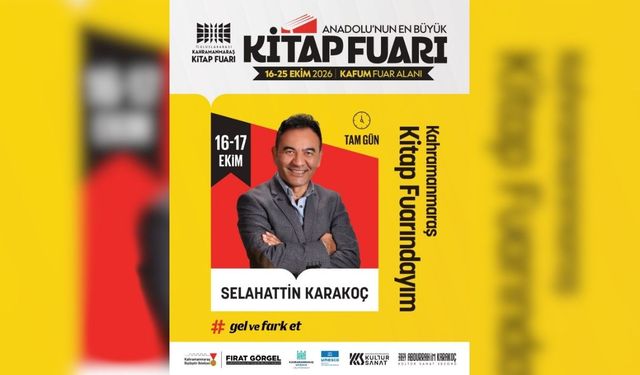 Gazeteci-Yazar Selahattin Karakoç, Kahramanmaraş’ta okurlarıyla buluşacak
