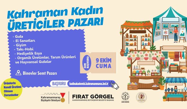Büyükşehir’den Kadın Emeğine Güçlü Destek; Kahraman Kadın Üreticiler Pazarı Kuruluyor