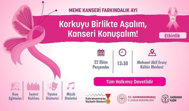 Büyükşehir’den Meme Kanseri İçin Farkındalık Etkinliği