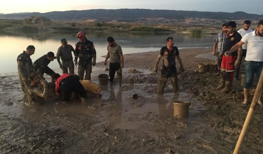 Pazarcık’ta keçisini kurtarmak için az  daha canında oluyordu