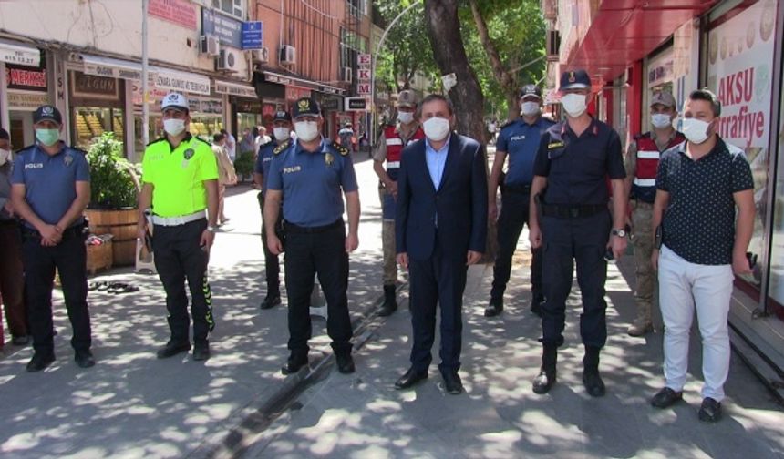 Kahramanmaraş’ta ilçelerde covid denetimi