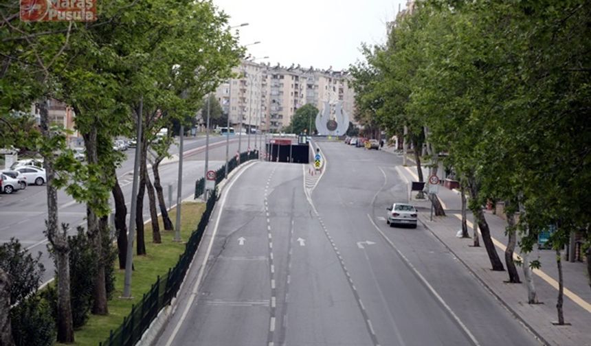 Kahramanmaraş'ta sokaklar boş kaldı