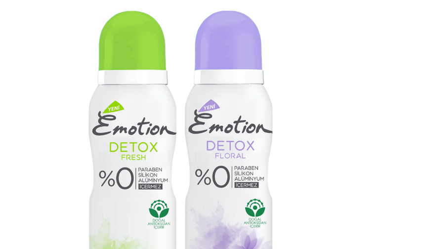 Emotion’dan bir yenilik daha: Emotion Detox Deodorant Serisi