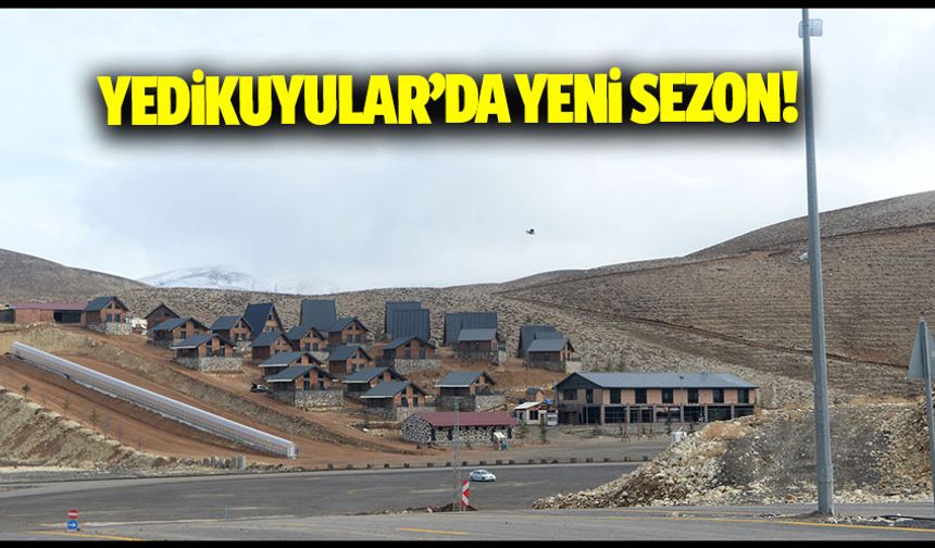 Kahramanmaraş'taki Yedikuyular Kayak Merkezi yeni sezona hazır