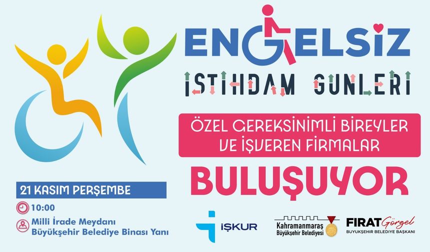 Büyükşehir’den Bir Yenilik Daha; Engelsiz İstihdam Günleri Başlıyor!