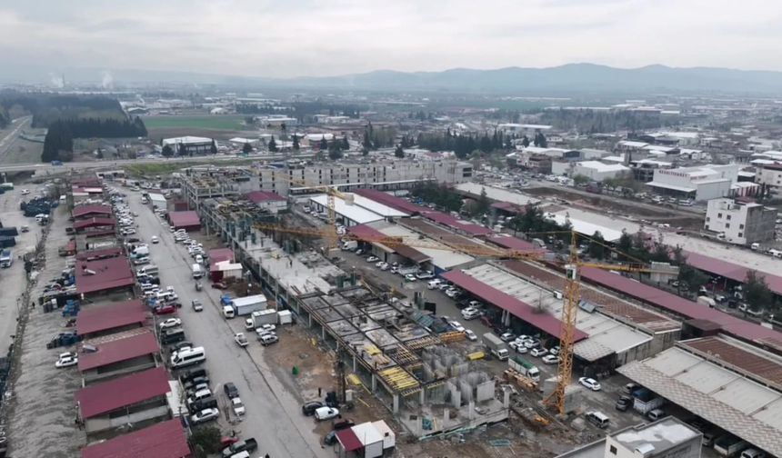Kahramanmaraş’ta Toptancılar Sitesi için 117 iş yeri inşa ediliyor