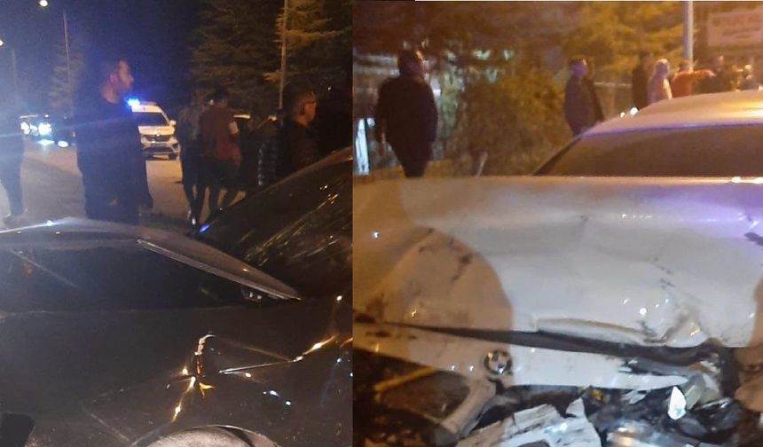 Elbistan’da lüks otomobiller hurdaya döndü