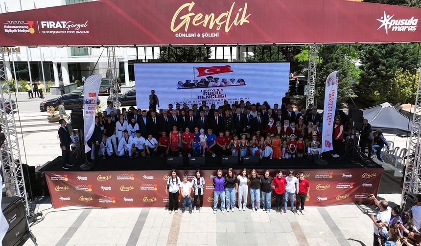 Kahramanmaraş’ta 19 Mayıs Coşkusu Zirve Yaptı