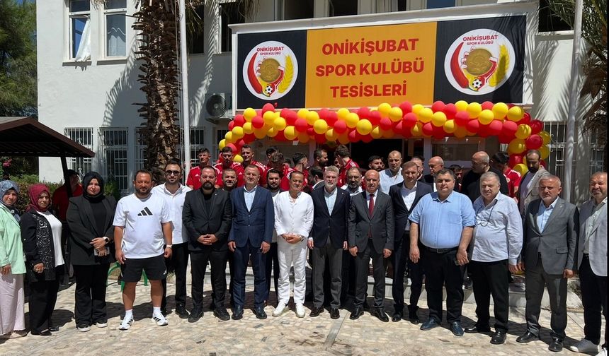 Onikişubatspor Tesisleri Büyük Bir Törenle Açıldı