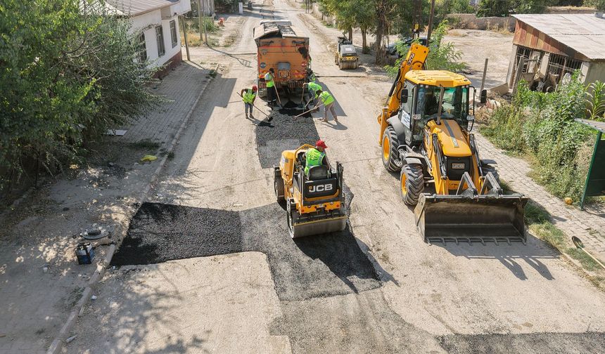 KASKİ’den Elbistan’da Asfalt Çalışması