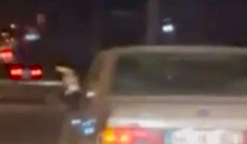 Kahramanmaraş’ta otomobilinden havaya ateş etti yanına kalmadı