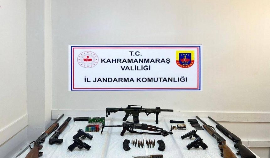 Kahramanmaraş'ta Ev değil cephanelik