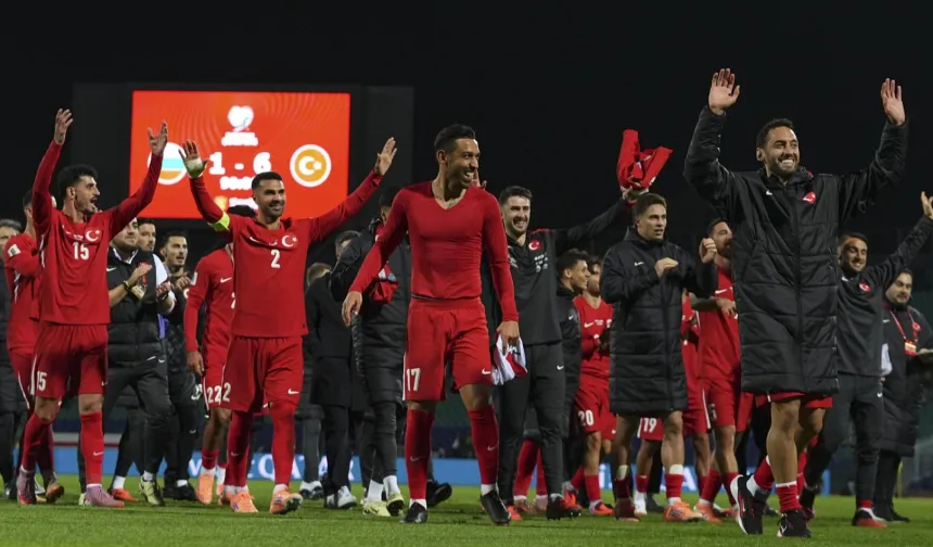 Bizim Çocuklar'dan tarihi zafer... Bulgaristan'ı 6-1 yendi!