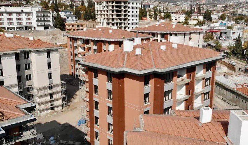 Kahramanmaraş’ta 45 bin 342 konut teslim edildi