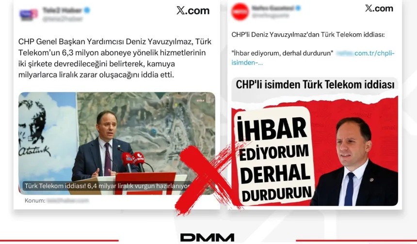 DMM: Türk Telekom hakkındaki 'hizmet devri' iddiaları asılsız