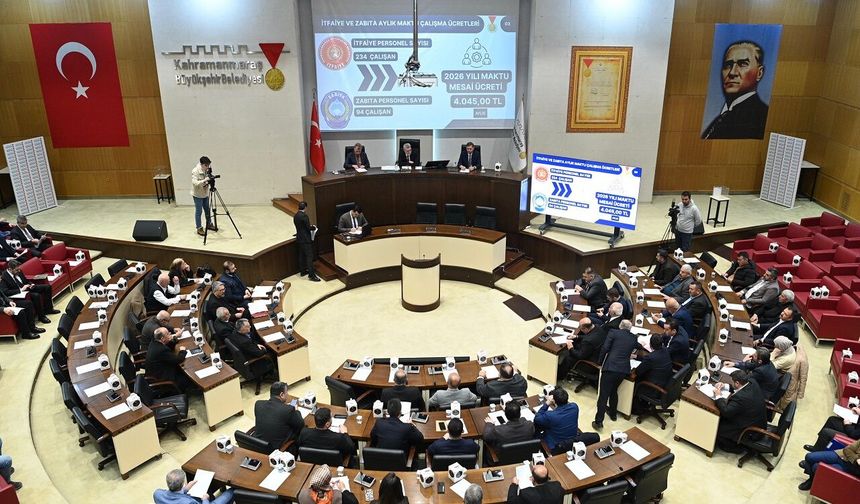 Kahramanmaraş’ta yeni yılın ilk meclis oturumu tamamlandı