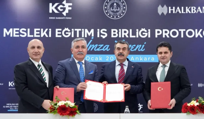 Mesleki eğitimde girişimcilik desteği... 3,7 milyar TL'lik protokol imzalandı