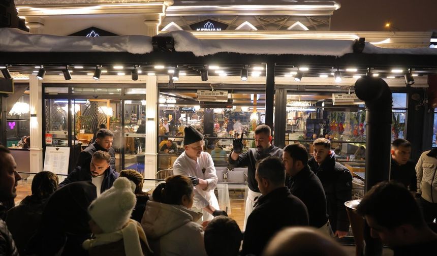 Kahramanmaraş’ta Alpedo’dan 1 ton sıcak salep ikramı