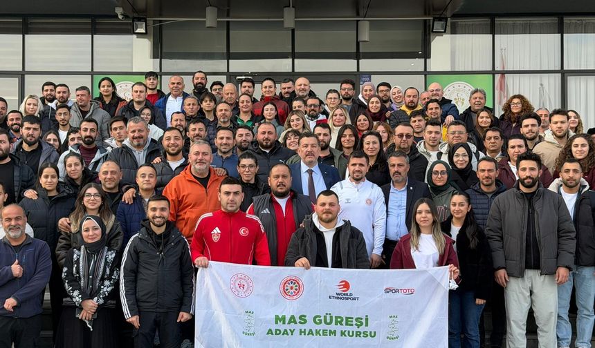 Türkiye’de mas güreşinde tarihi an: ilk antrenörler yetişti