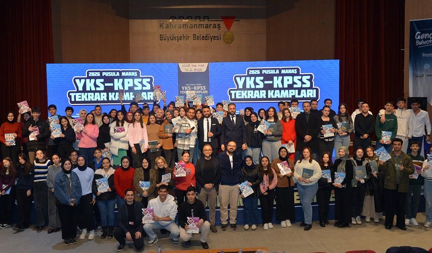 Kahramanmaraş sınav kampı öğrencilere moral ve teknik kazandırıyor