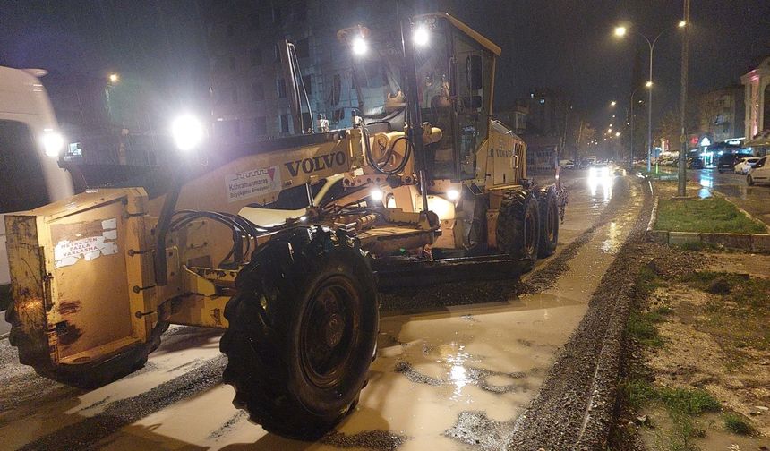Kahramanmaraş’ta sağanak yağış sonrası ekipler sahada