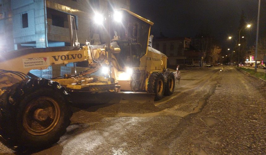 Kahramanmaraş’ta sağanak sonrası gece seferberliği