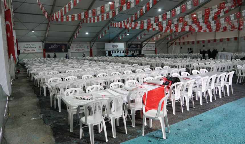 Kahramanmaraş’ta Ramazan boyunca 3 noktada iftar çadırı kuruluyor