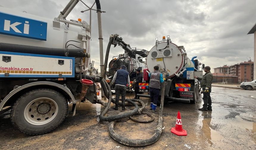 Kuvvetli yağış öncesi altyapıda yoğun mesai