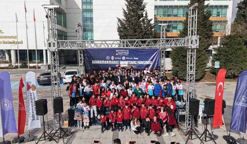 Kahramanmaraş’ta Kurtuluş Haftası oryantiring coşkusu