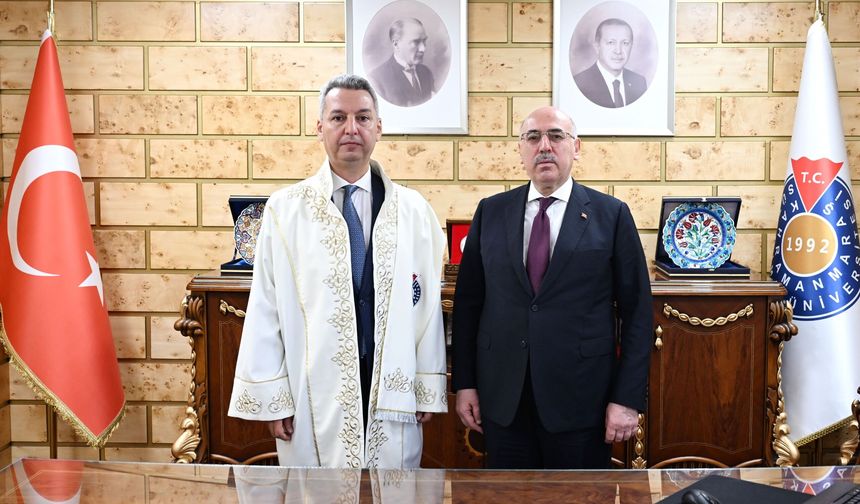 KSÜ’de Rektörlük Devir Teslim Töreni Gerçekleştirildi