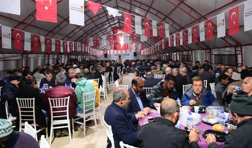 Göksun’da yüzlerce kişi aynı sofrada buluşacak