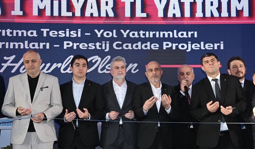 Andırın’a 1 milyar TL’yi aşan yatırımın toplu açılışı yapıldı