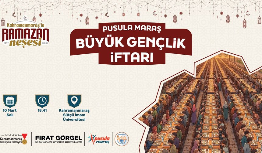 KSÜ’de binlerce genci buluşturacak iftar programı düzenleniyor